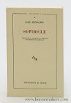 Reinhardt, Karl. - Sophocle. Traduit de l'allemand et préfacé par Emmanuel Martineau.