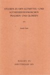 Quak, Arend. - Studien zu den altmittel- und altniederfränkischen Psalmen und Glossen.