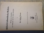 Preuss, Julius - BIBLISCH-TALMUDISCHE MEDIZIN Beiträge zur Geschichte der Heilkunde und der Kultur überhaupt.