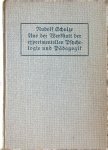 Schulze, Rudolf - Aus der Werkstatt der experimentellen Psychologie und Padagogik