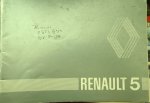 Renault - Instructieboekje Renault 5 1981