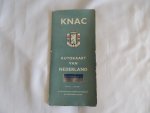  - KNAC Autokaart  van Nederland 1:250.000