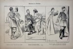 Braakensiek, Johan (1858-1940) - [Original lithograph/lithografie by Johan Braakensiek] Marianne en Nicolaas, 11 October 1896, 1 pp.