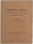 Sakurazawa Nyoiti - Principe unique de la philosophie et de la science d'Extrême-Orient