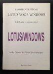 Auteur: Ardy Groen Co-auteur: P. Hooimeijer - Lotus voor windows  1-2-3 alle vensters open!
