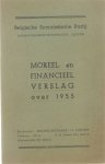  - Belgische Socialistische Partij arrondissementsfederatie Leuven : Moreel- en financieel verslag over 1955