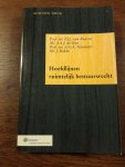 Buuren, P.J.J. van (.e.a.) - Hoofdlijnen ruimtelijk bestuursrecht