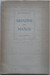 Bouhuys Mies - Ariadne op Naxos Gedichten