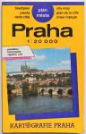 Kartografie Praha - Praha Stadtplan City map 1:20 000 in zes talen