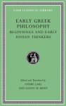 ... - (1) Early Greek Philosophy I
