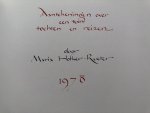 Hofker-Rueter, Maria [gesigneerd] - Uit mijn wereld. Aantekeningen over een tuin, tochten en reizen