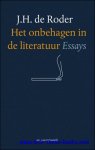 J.H. de Roder; - onbehagen in de literatuur. Essays,