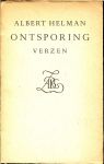 Helman, Albert - Ontsporing .. Verzen