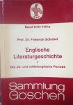 Schubel, Prof. Dr. Friedrich - Englische Literaturgeschichte I - Die alt- und mittelenglische Periode