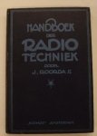 ROORDA, J. - Handboek der radio-techniek voor vaklieden en meergevorderde amateurs.