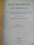 Hilgenfeld Adolphus - Novum Testamentum    Extra Canonem Receptum Fasc. I+II+III+IV