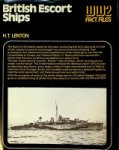 Lenton, H.T. - British Escort Ships of WW2