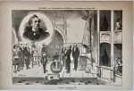 Braakensiek, Johan (1858-1940) - [Original lithograph/lithografie by Johan Braakensiek] Veltman's veertigjarig feest, 3 April 1887, 1 pp.