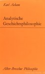 ACHAM, K. - Analytische Geschichtsphilosophie. Eine kritische Einführung.