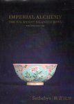 SOTHEBY'S CATALOGUE - Imperial Alchemy - The H.M. Knight Falangcai Bowl. SOTHEBY'S CATALOGUE - Imperial Alchemy - The H.M. Knight Falangcai Bowl.