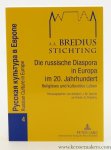 Davids, Adelbert J. M. / Fedor B. Poljakov (eds.). - Die russische Diaspora in Europa im 20. Jahrhundert. Religiöses und kulturelles Leben. [ A.A. Bredius Stichting ].