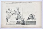 Braakensiek, Johan (1858-1940) - [Original lithograph/lithografie by Johan Braakensiek] De Senaat van de Vereenigde Staten van Amerika en de door Roosevelt voorgestelde Arbitrage-tractaten, 19 Februari 1905, 1 pp.