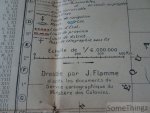 J. Flamme / Fr. Menger (dessin.) - Carte Politique de Congo Belge. 1924.