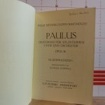 Dorffel, Alfred - Mendelssohn Bartholdy, Felix - Mendelssohn - Paulus, oratorium fur solostimmen chor und orchester - opus 36 - klavierauszug