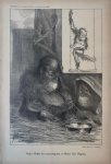 Braakensiek, Johan (1858-1940) - [Original lithograph/lithografie by Johan Braakensiek] Josef en Josefine, het orang-outang-paar in Natura Artis Magistra, 15 Juli 1888, 1 pp.