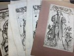 [NÜRNBERGER GESCHLECHTERBUCH 1610] - Nurnberger Geschlechterbuch 1610. 5 bladen uit dit boek met gegraveerde afbeeldingen van persoon ten voeten uit, met wapen(s). Folio.