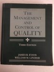 Evans, James R. en Lindsay, William M. - Instructor's Manual To Accompany The Management And Control Of Quality