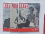 Redactie - Life magazine 1943 ( May, june, october - Spring Match, War souvenir, Tony Biddle )