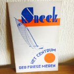  - VVV boekje , Sneek , Het Centrum der Friese Meren  , 1939