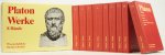 PLATO - Werke in acht Bänden. Griechisch und Deutsch. Herausgegeben von Gunther Eigler. 8 von 9 bände. 8 volumes. PLATO - Werke in acht Bänden. Griechisch und Deutsch. Herausgegeben von Gunther Eigler. 8 von 9 bände. 8 volumes.