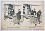 Braakensiek, Johan (1858-1940) - [Original lithograph/lithografie by Johan Braakensiek] Een mislukt schot, 17 Juli 1891, 1 pp.