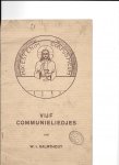 Koolen H J/ O. Huf - vijf communieliedjes