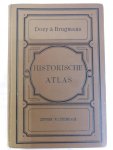 Dr. G.J. Dozy & S.J.H. Brugmans. - Historische Atlas, ten gebruike bij het onderwijs in Algemeene en Vaderlandsche Geschiedenis. (zie 12 foto's).