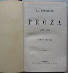 Potgieter E J - Proza 1837-1845 Derde stukje Het Rijks-Museum te Amsterdam De folio-bijbel Hoe het weeuwtje uit het Hof van Holland gevrijd werd Als een visch op het drooge De ezelinnen Hanna