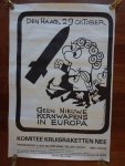 Opland (Rob Wout). - Den Haag, 29 oktober. Geen nieuwe kernwapens in Europa. Komitee Kruisraketten Nee. Opland (Rob Wout). - Den Haag, 29 oktober. Geen nieuwe kernwapens in Europa. Komitee Kruisraketten Nee.