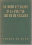 Boor, Werner de - Wuppertaler Studienbibel. Philiper & Kolosser