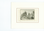 Spilman, Hendrik - Het Jachthuis van den Bisschop Schenk by Martensdyk. Originele kopergravure