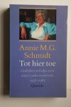 Annie M.G.Schmid - gedichten en liedjes voor toneel, radio en televisie 1938 - 1985   TOT HIER TOE