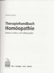 Manfred Tauscher - Therapiehandbuch Homöopathie Materia medica mit Fallbeispielen