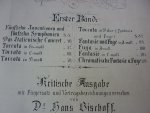 Bach; J. S. (1685-1750) - Klavierwerke; Band 1 - Krititsche Ausgabe mit Fingersatz und Vortragsbezeichnungen versehen von Dr. Hans Bischoff (Berlin, Mai 1880) voor Piano - Originele unieke uitgave!