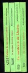 GRANDJEAN, Bernard - L'affaire du manuscrit tibetain - Le mystere des cinq stupas - Le medicin de Lhassa - Une vengeance tibetaine (4 volumes)