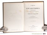 Friocourt, G. - Tables de logarithmes a six decimales pour les nombres et les lignes trigonometriques et tables de navigation. En usage a l'Ecole Navale. Edition stereotype. 5e tirage.