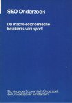 DRS. F. VAN PUFFELEN e.a. - Macro-economische betekenis van Sport DRS. F. VAN PUFFELEN e.a. - Macro-economische betekenis van Sport