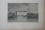 Terwen, Johannes Leonardus - Amsterdam Marine. Originele staalgravure.