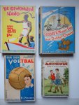 Hoeven, Nico van der, Wouter Hulstijn & H. van Louwerijk. - De gewonnen kano/ 300000 k.m. per sec. met Dokter Overal/ Van twee dorpsjongens Jan en Heintje/ Om den voetbal. 4 delen.