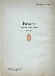 Ravel Maurice, Sheet Music voor piano - Pavane